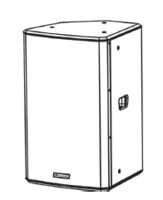 2-WAY PASSIVE SPEAKER, 1X15" LF/ 1X1" HF, 800W PEAK @ 8OHMS,129DB SPL, 90X60, ROTATABLE HORN-WHITE